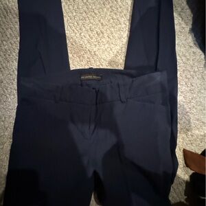 Navy blue skinny leg slacks